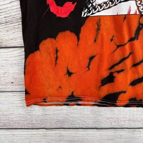 Zombie Makeout Club Tie‎ Dye Blood Print T-Shirt Adult Size Medium Black - Picture 4 of 9